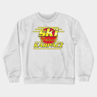 Karpacz poland 80s ski logo Crewneck Sweatshirt